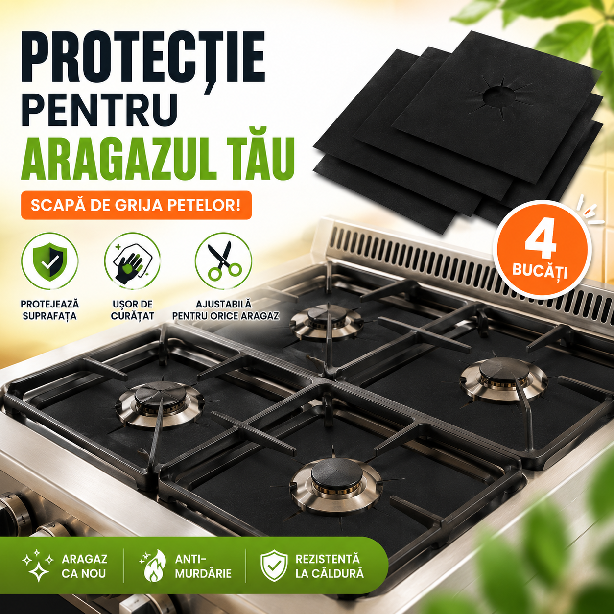 Folii de Protecție pentru Aragaz și Plită